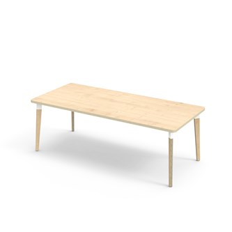 Bord Grow FSC laminat 180x80 cm vit hylsa