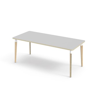 Bord Grow FSC laminat 180x80 cm vit hylsa