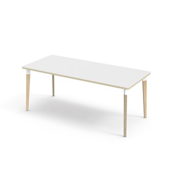 Bord Grow FSC laminat 180x80 cm vit hylsa