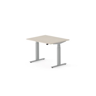 Skrivbord Work FSC BX 100x80 cm, silver stativ