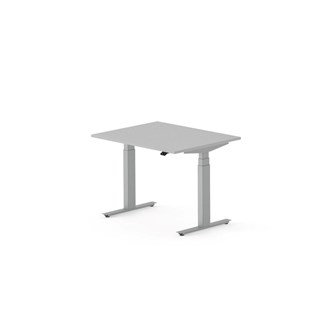 Skrivbord Work FSC BX 100x80 cm, silver stativ