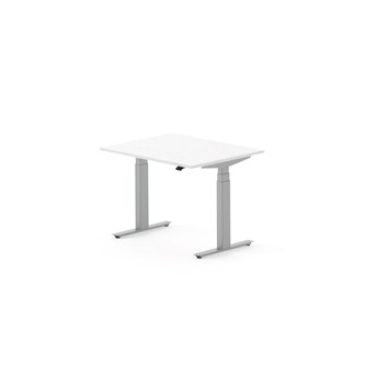 Skrivbord Work FSC BX 100x80 cm, silver stativ