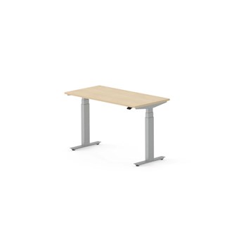 Skrivbord Work FSC BX 120x60 cm, silver stativ
