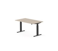 Skrivbord Work FSC BX 140x80 cm, svart stativ