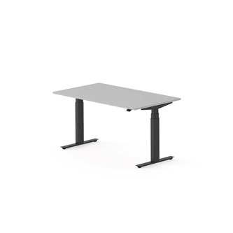 Skrivbord Work FSC BX 140x80 cm, svart stativ