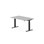 Skrivbord Work FSC BX 140x80 cm, svart stativ