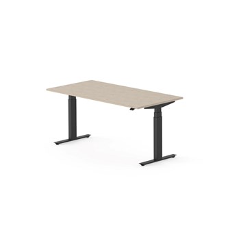 Skrivbord Work FSC BX 160x80 cm, svart stativ