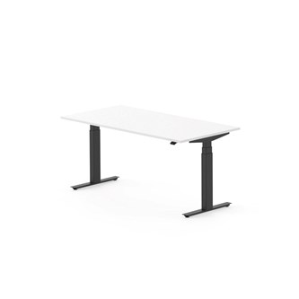 Skrivbord Work FSC BX 160x80 cm, svart stativ
