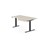 Skrivbord Work FSC BX höger 160x120 cm, svart stativ