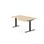Skrivbord Work FSC BX höger 160x120 cm, svart stativ