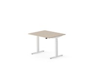 Skrivbord Work FSC BX 100x80 cm, vitt stativ