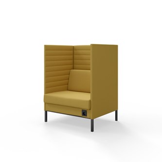 Platinum Highback Charge 1,5-sits H128