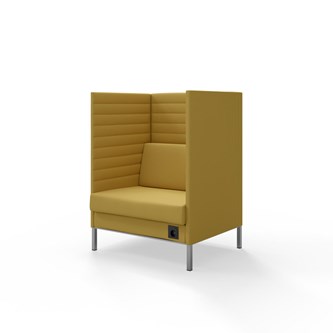 Platinum Highback Charge 1,5-sits H128