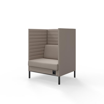 Platinum Highback Charge 1,5-sits H128