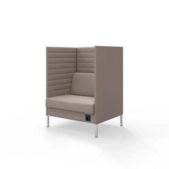 Platinum Highback Charge 1,5-sits H128