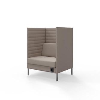 Platinum Highback Charge 1,5-sits H128