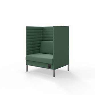 Platinum Highback Charge 1,5-sits H128