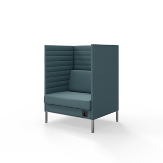 Platinum Highback Charge 1,5-sits H128