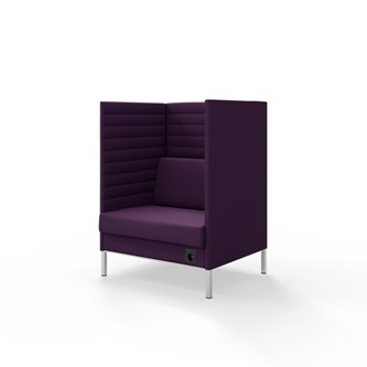 Platinum Highback Charge 1,5-sits H128