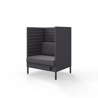 Platinum Highback Charge 1,5-sits H128