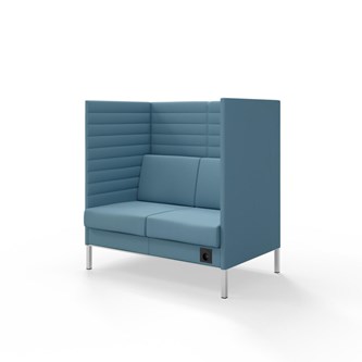 Platinum Highback Charge 2-sits H128