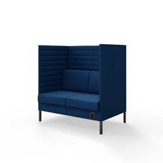 Platinum Highback Charge 2-sits H128