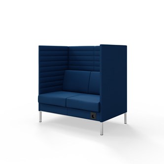 Platinum Highback Charge 2-sits H128