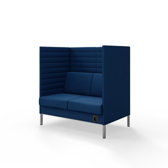 Platinum Highback Charge 2-sits H128