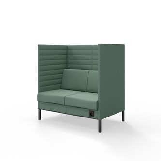 Platinum Highback Charge 2-sits H128