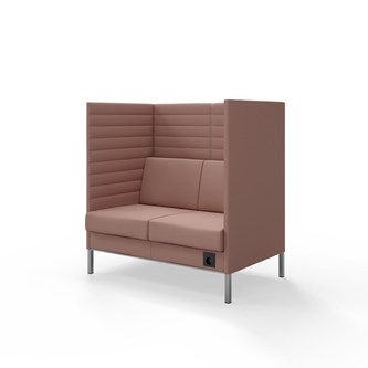 Platinum Highback Charge 2-sits H128