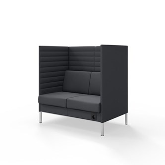 Platinum Highback Charge 2-sits H128