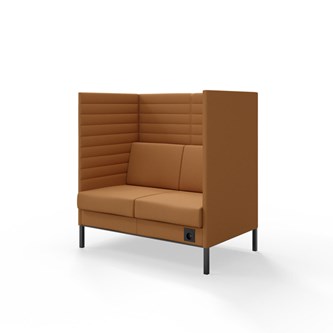 Platinum Highback Charge 2-sits H128