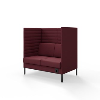 Platinum Highback Charge 2-sits H128