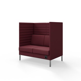 Platinum Highback Charge 2-sits H128