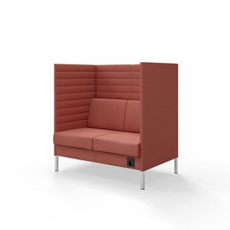 Platinum Highback Charge 2-sits H128