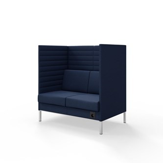 Platinum Highback Charge 2-sits H128