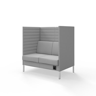 Platinum Highback Charge 2-sits H128