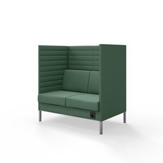 Platinum Highback Charge 2-sits H128