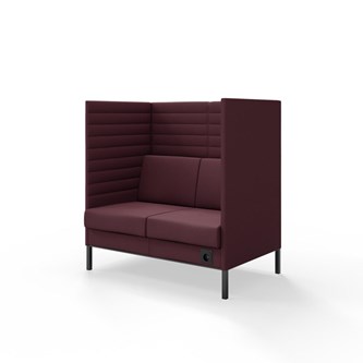 Platinum Highback Charge 2-sits H128