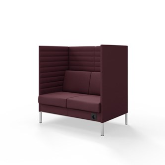 Platinum Highback Charge 2-sits H128