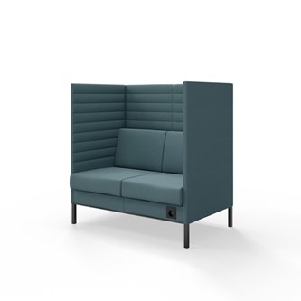 Platinum Highback Charge 2-sits H128