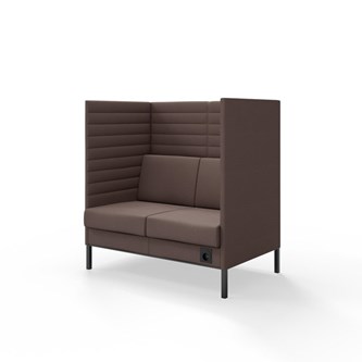 Platinum Highback Charge 2-sits H128