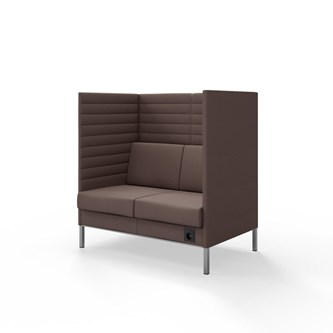 Platinum Highback Charge 2-sits H128