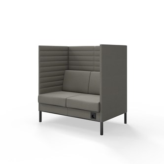 Platinum Highback Charge 2-sits H128