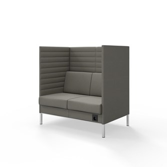 Platinum Highback Charge 2-sits H128