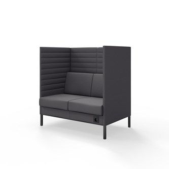 Platinum Highback Charge 2-sits H128