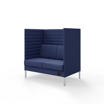 Platinum Highback Charge 2-sits H128