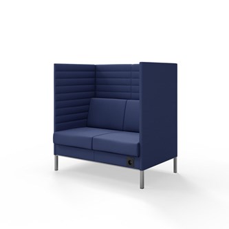 Platinum Highback Charge 2-sits H128