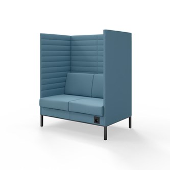 Platinum Highback Charge 2-sits H150