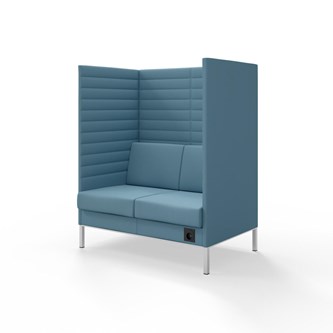 Platinum Highback Charge 2-sits H150